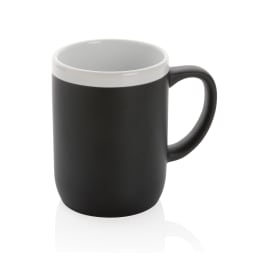 0. Keramikmugg med vit kant 300 ml
