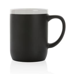 1. Keramikmugg med vit kant 300 ml