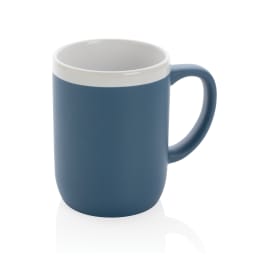 0. Keramikmugg med vit kant 300 ml