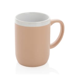 0. Keramikmugg med vit kant 300 ml
