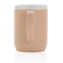 2. Keramikmugg med vit kant 300 ml