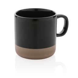 0. Glaserad keramikmugg 360 ml