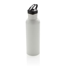 0. Lyxig sportflaska i stainless steel