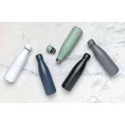 4. Vakuumisolerad enfärgad flaska i stainless steel