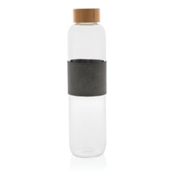 1. Impact borosilikatglasflaska med bambulock