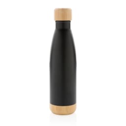 1. Vakuum stainless steel flaska med kork och botten i bambu