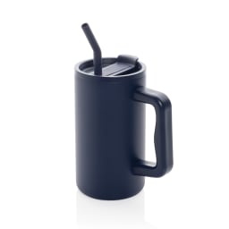 0. Cube RCS-certifierad kontorsmugg i återvunnet stål 800 ml.