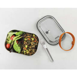 6. Black+Blum Lunchlåda i rostfritt stål, stor