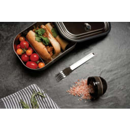 4. Black+Blum Lunchlåda i rostfritt stål, stor