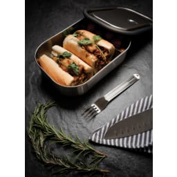 6. Black+Blum Lunchlåda i rostfritt stål, stor