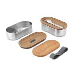3. Black+Blum Dubbel Rostfri Bento-låda