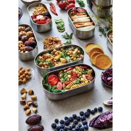 5. Black+Blum Dubbel Rostfri Bento-låda