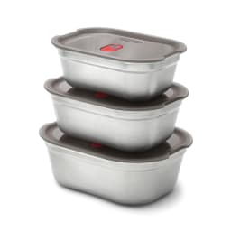 0. Black+Blum Matlådeset i Rostfritt Stål – 3 delar
