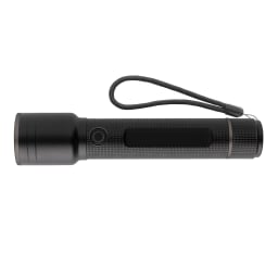 0. Gear X USB-återuppladdningsbar stor ficklampa RCS aluminium