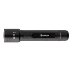 1. Gear X USB-återuppladdningsbar stor ficklampa RCS aluminium