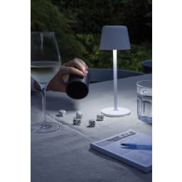 4. Zenic RCS återvunnen plast USB laddningsbar bordslampa