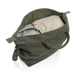 1. Kezar AWARE™ 500 gsm weekend-väska i återvunnen canvas