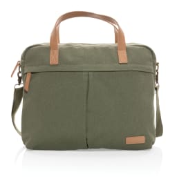 1. Impact AWARE™ laptopväska i 16 oz. återvunnen canvas