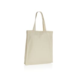 0. Impact AWARE™ shoppingkasse m. bälg återvunnen bomull 145gr