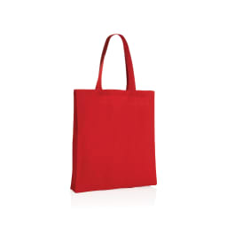 0. Impact AWARE™ shoppingkasse m. bälg återvunnen bomull 145gr