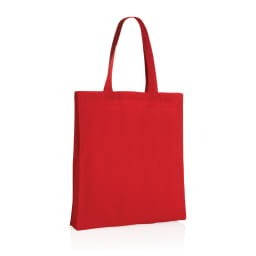 2. Impact AWARE™ shoppingkasse m. bälg återvunnen bomull 145gr