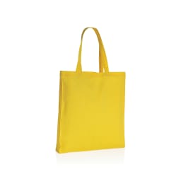 0. Impact AWARE™ shoppingkasse m. bälg återvunnen bomull 145gr