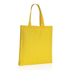 2. Impact AWARE™ shoppingkasse m. bälg återvunnen bomull 145gr