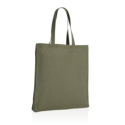 2. Impact AWARE™ shoppingkasse m. bälg återvunnen bomull 145gr