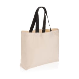 0. Impact Aware™ stor tote-väska 240 gsm ofärgad återvunnen canvas