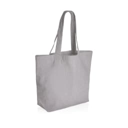 0. Impact Aware™ shoppingkasse m/ficka 240 gsm ofärgad rcanvas