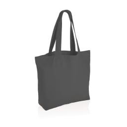 0. Impact Aware™ shoppingkasse m/ficka 240 gsm ofärgad rcanvas