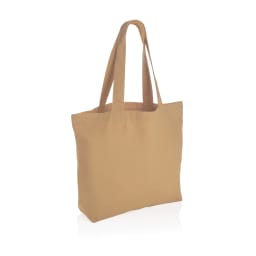 0. Impact Aware™ shoppingkasse m/ficka 240 gsm ofärgad rcanvas
