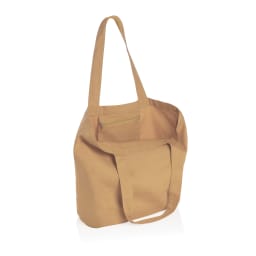 1. Impact Aware™ shoppingkasse m/ficka 240 gsm ofärgad rcanvas