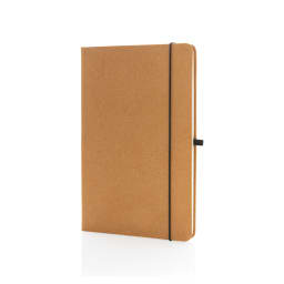 0. A5 hardcover anteckningsbok i återvunnet läder