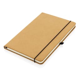 1. A5 hardcover anteckningsbok i återvunnet läder