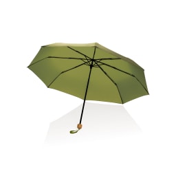 0. 20.5" Impact AWARE™ RPET 190T Pongee Paraply Bambus