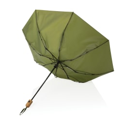 2. 21" Impact Aware™ RPET 190T automatiskt bambu paraply