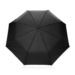 1. Kaycey 21” AWARE™ RPET Acacia trä mini paraply auto open