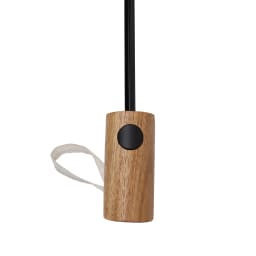 3. Kaycey 21” AWARE™ RPET Acacia trä mini paraply auto open