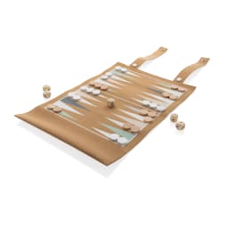 0. Britton kork hopvikbart backgammon och dam-spel