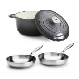 0. Pannset & Gjutjärnsgryta