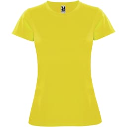 0. Montecarlo kortärmad funktions T-shirt för dam