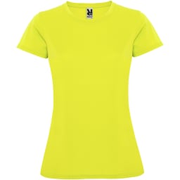 0. Montecarlo kortärmad funktions T-shirt för dam