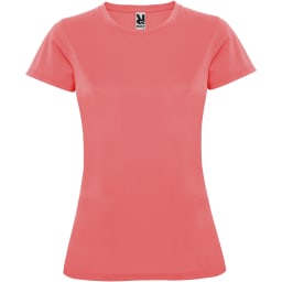 0. Montecarlo kortärmad funktions T-shirt för dam