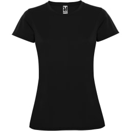 0. Montecarlo kortärmad funktions T-shirt för dam