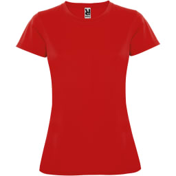 0. Montecarlo kortärmad funktions T-shirt för dam