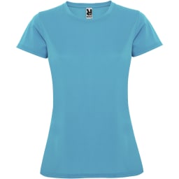 0. Montecarlo kortärmad funktions T-shirt för dam