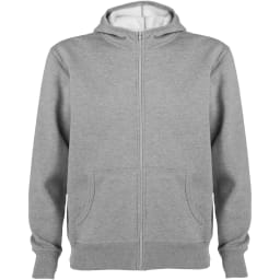 0. Montblanc unisex hoodie med hellång dragkedja