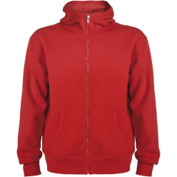 0. Montblanc unisex hoodie med hellång dragkedja