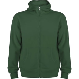 0. Montblanc unisex hoodie med hellång dragkedja